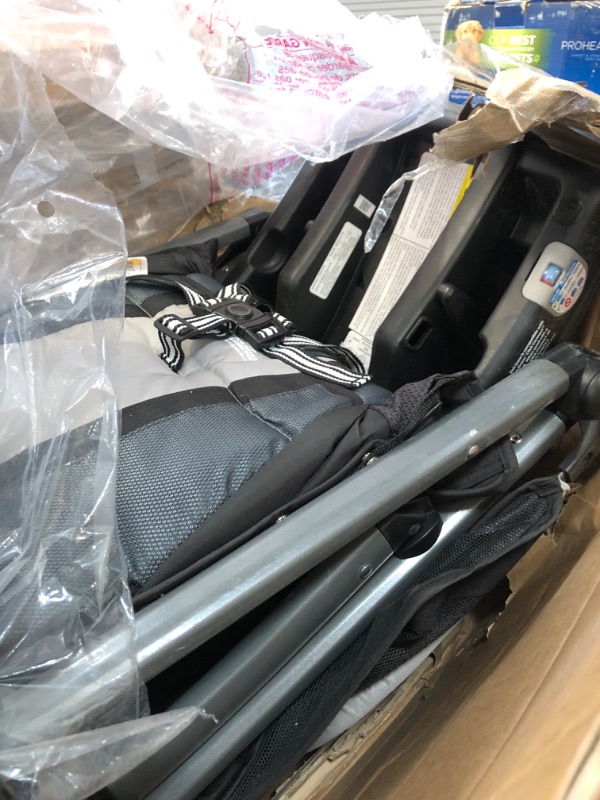 Photo 3 of ***INCOMPLETE** Graco FastAction Fold Jogger Travel System | Includes the FastAction Fold Jogging Stroller and SnugRide 35 Infant Car Seat, Gotham
