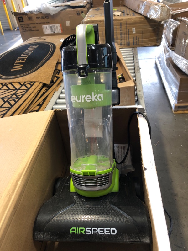 Photo 2 of Eureka Airspeed Ultra-Lightweight Compact Bagless Upright Vacuum Cleaner, Replacement Filter, Green
