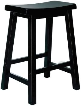 Photo 1 of Powell Furniture Sand Through Terra Cotta Counter Stool, 24", Antique Black
