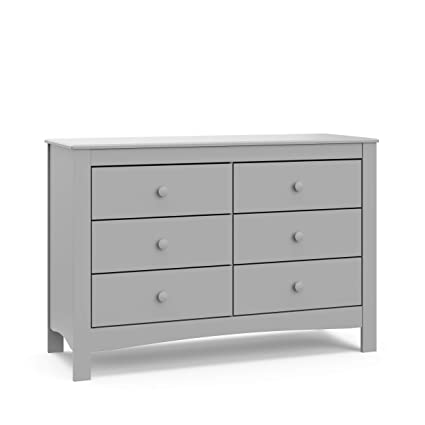 Photo 1 of Graco Noah 6 Dresser, 6 Drawer, Pebble Gray
