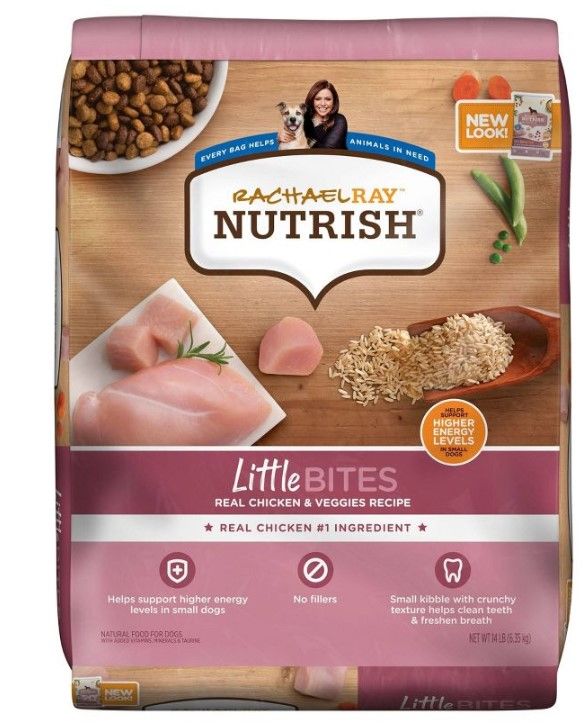 Photo 1 of *ONLY ONE BAG* BEST BUY JULY 29-2022-Rachael Ray Nutrish LittleBites Real Chicken & Vegetable Recipe Small Dogs Super Premium Dry Dog Food
