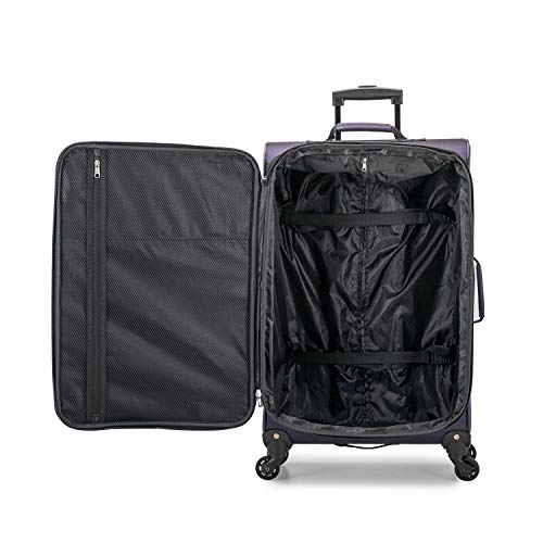 Photo 1 of U.S. Traveler Aviron Bay Expandable Softside Luggage with Spinner Wheels, Purple