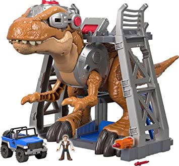 Photo 1 of Imaginext Jurassic World T. Rex Dinosaur Playset [Amazon Exclusive]
SCRATCHES*