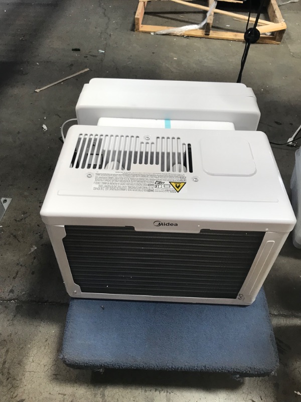 Photo 3 of Midea 8,000 BTU U-Shaped Smart Inverter Window Air Conditioner–Cools up to 350 Sq. Ft., Ultra Quiet with Open Window Flexibility, Works with Alexa/Google Assistant, 35% Energy Savings, Remote Control
