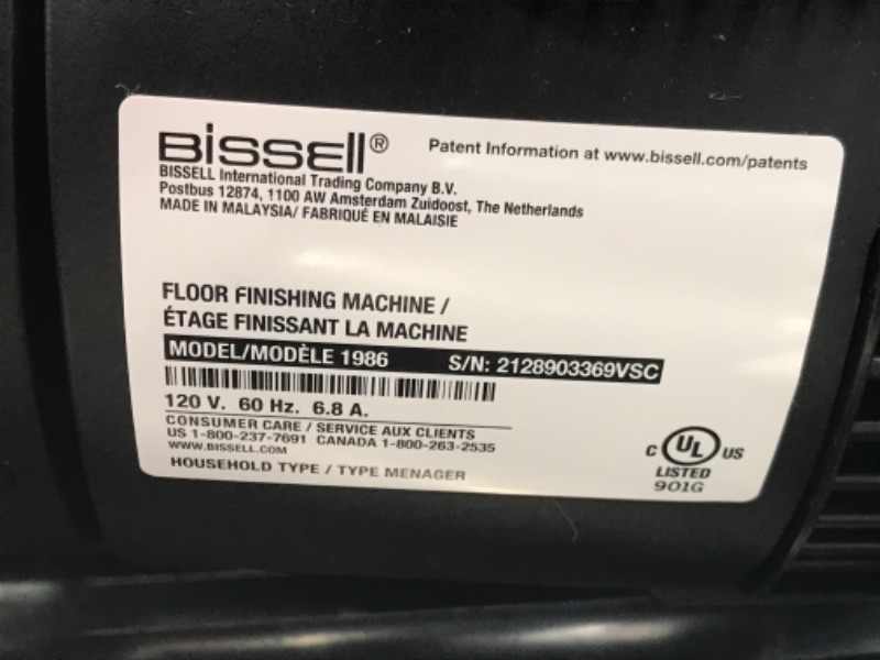 Photo 4 of Bissell ProHeat 2X Revolution Max Clean Pet Pro Full-Size Carpet Cleaner, 1986, with Antibacterial Formula and Bonus 3" Tough Stain Tool
