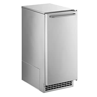 Photo 1 of Scotsman CU50 64 Pound Stainless Steel Under the Counter Indoor Outdoor Commercial Cube Ice Maker Machine with Ice Scoop and Water Sensor
