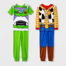 Photo 1 of Toddler Boys' 4pc Toy Story Snug Fit Pajama Set - Yellow (12 pack)