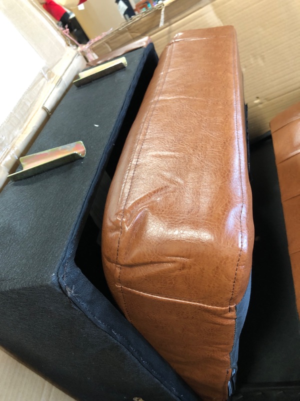 Photo 1 of (MISSING LEGS; ACTUAL PRODUCT DARKER COLOR) christopher knight club chair brown