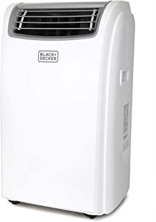 Photo 1 of (CRACKED ATTACHMENTS) BLACK+DECKER BPACT12WT Large Spaces Portable Air Conditioner, 12,000 BTU, White