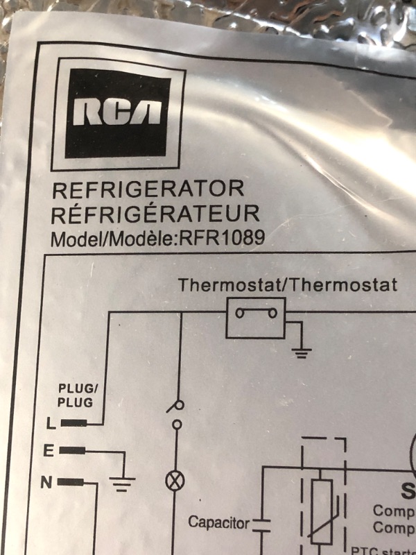 Photo 11 of nonfunctional - RCA RFR1089 2 Door Apartment Top Freezer Refrigerator, 10 cu ft, Stainless
