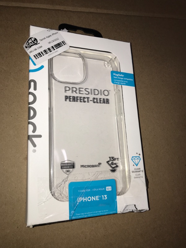 Photo 2 of Speck Apple iPhone 13 Presidio Perfect Clear Case

