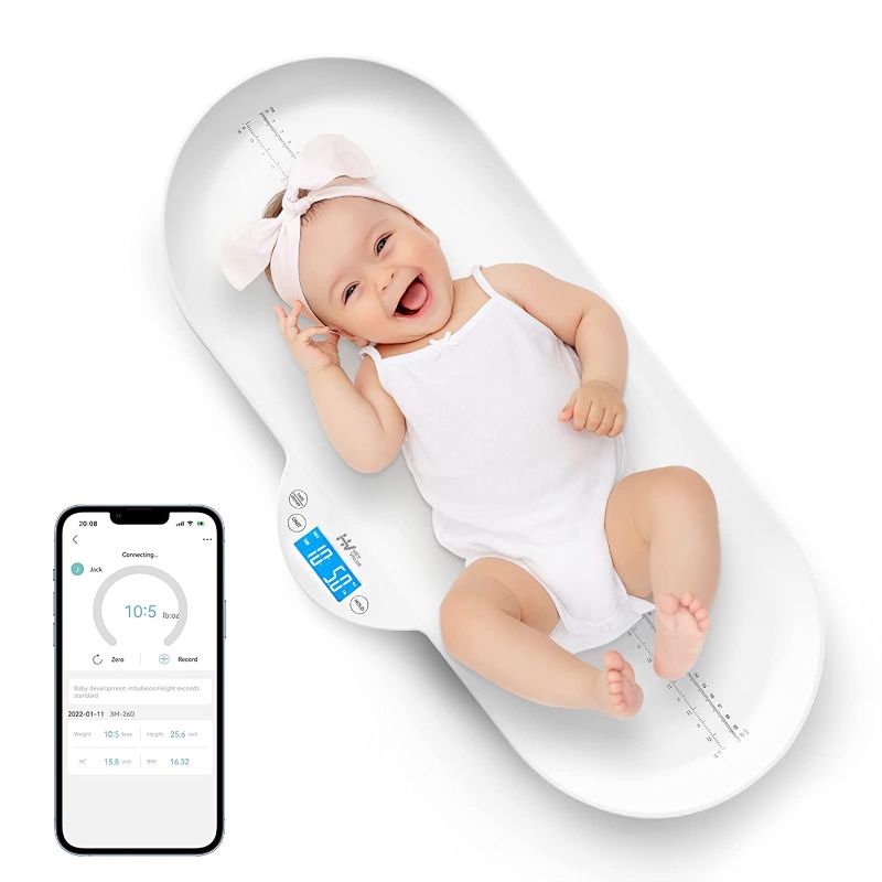 Photo 1 of ***PARTS ONLY*** Smart Baby Scale, Pet Scale, Toddler Scale with App, Digital Weighing Scale for Newborn Infant Toddler Cat Puppy Animals with Auto Hold Function, LCD Display, Accurately Precision at ± 0.1oz?Smart?
