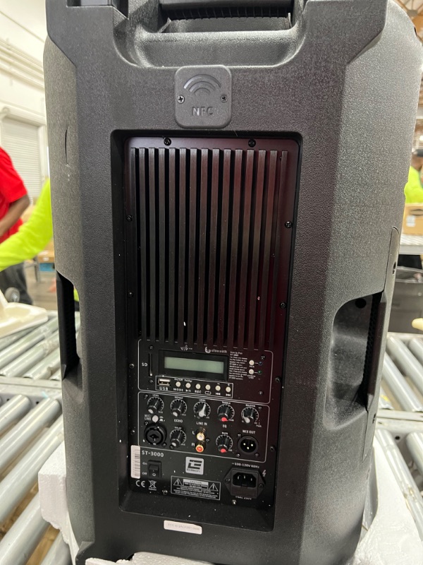 Photo 1 of Edison Professional St-3000 Multi-Function Loud Speaker and PA System, Black ST3000
