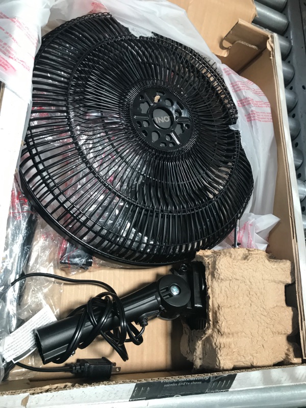 Photo 1 of PELONIS Fan Portable 16 Inch Pedestal Fan| 3-Speed| 90° Oscillation| Adjustable Height| Standing Floor Fan for living room, bedroom, kitchen, and home office| Black, PFS40M2ABB
