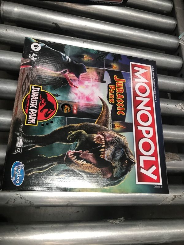 Photo 2 of Monopoly: Jurassic Park Edition Board Game Includes T. Rex Monopoly Token
