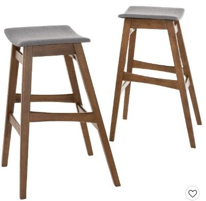 Photo 1 of *incomplete* Emmaline 30" Barstool - (Set Of 2) - Christopher Knight Home

