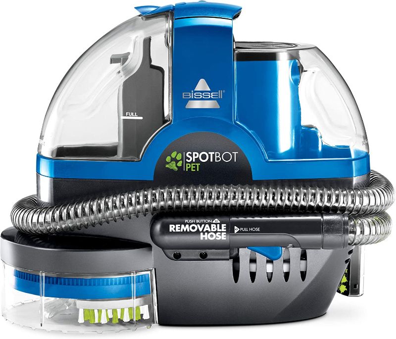 Photo 1 of Bissell SpotBot Pet handsfree Spot and Stain Portable Deep Cleaner, Blue, 2117A