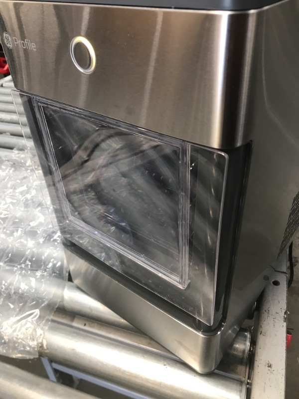 Photo 1 of GE Profile Opal | Countertop Nugget Ice Maker | Portable Ice Machine Makes up to 24 lbs. of Ice Per Day | Stainless Steel Finish