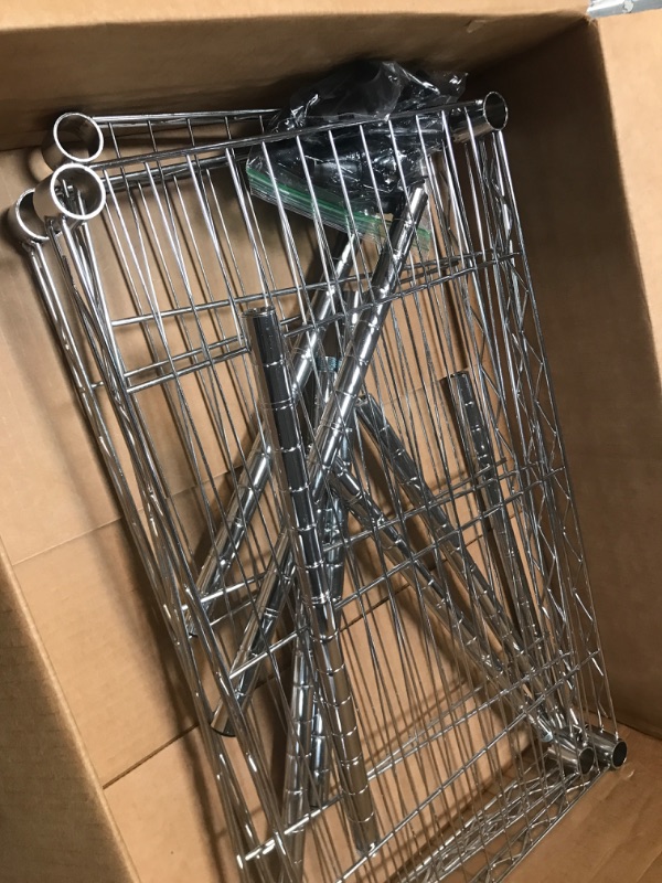 Photo 1 of 6 tier shelf stainless steel 