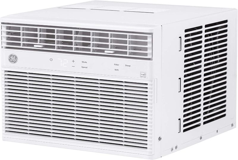 Photo 1 of **PARTS ONLY**
GE Window Air Conditioner 8000 BTU, Wi-Fi Enabled, Energy-Efficient Cooling for Medium Rooms, 8K BTU Window AC Unit with Easy Install Kit, Control Using Remote or Smartphone App
