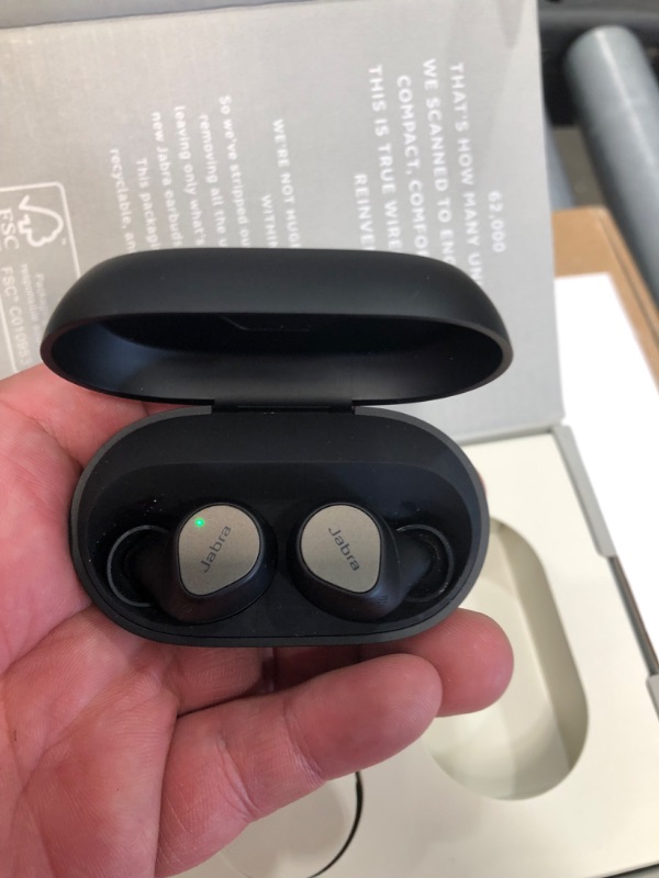 Photo 2 of Jabra Elite 7 Pro in Ear Bluetooth Earbuds - Adjustable Active Noise Cancellation True Wireless Buds in a Compact Design with Jabra MultiSensor Voice Technology for Clear Calls - Titanium Black
