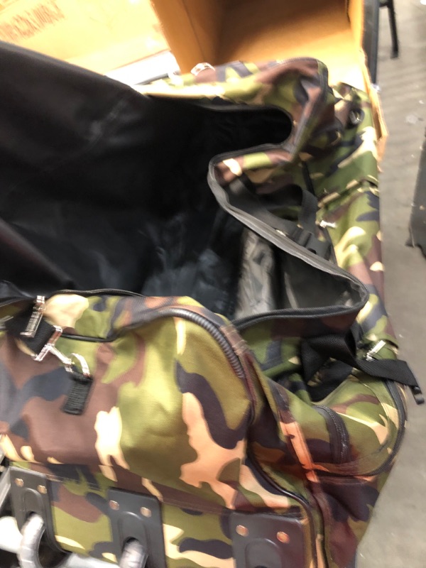 Photo 4 of ***DAMAGED***
Rockland Rolling Duffel Bag, Camouflage, 40-Inch
