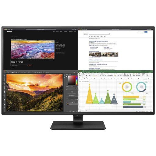 Photo 1 of LG 43UN700-B 42.5 4K UHD LCD Monitor - 16:9 - Black - in-plane Switching (IPS) Technology - 3840 X 2160 - 1.07 Billion Colors - 400 Nit Typical, 320
