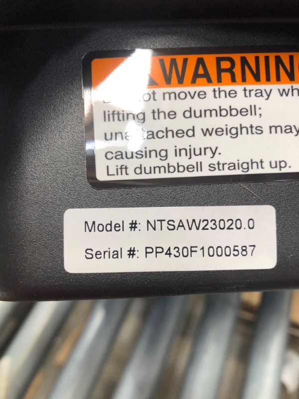 Photo 6 of (see notes about functionality 
NordicTrack 50 Lb iSelect Adjustable Dumbbells, Works with Alexa, Sold as Pair
