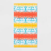 Photo 1 of 2 item bundle 
Tie Dye Striped Printed Beach Towel - Sun Squad™(x2)

