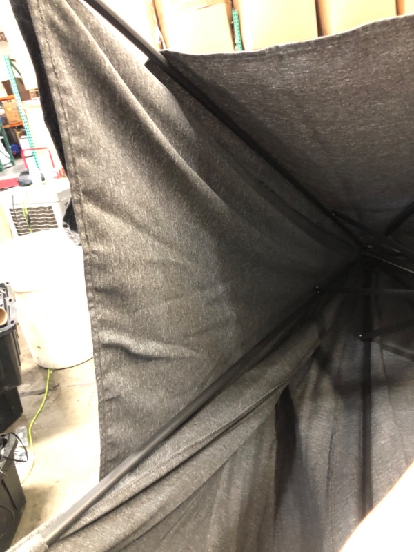 Photo 4 of 10' DuraSeason Fabric™ Patio Market Umbrella - Threshold™
Charcoal Gray
