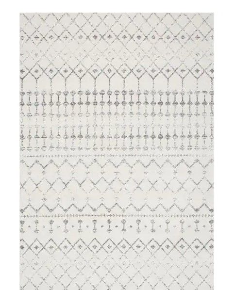 Photo 1 of 
nuLOOM
Blythe Modern Moroccan Trellis Gray 8 ft. x 10 ft. Area Rug