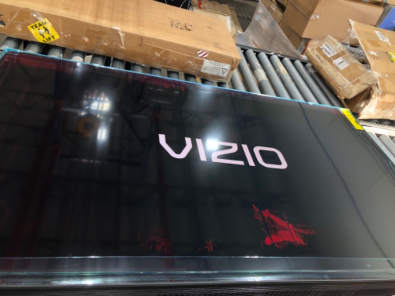 Photo 1 of DAMAGED PIXELS 
VIZIO 58-Inch M-Series 4K QLED HDR Smart TV w/Voice Remote, Dolby Vision, HDR10+, Alexa Compatibility, M58Q7-J01, 2022 Model
