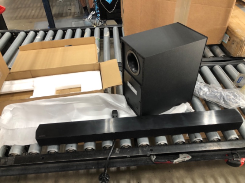 Photo 2 of ***PARTS ONLY*** Samsung HW-B450 2.1ch Soundbar w/Dolby Audio, Subwoofer Included, Bass Boosted, Wireless Bluetooth TV Connection, Adaptive Sound Lite, Game Mode, 2022
