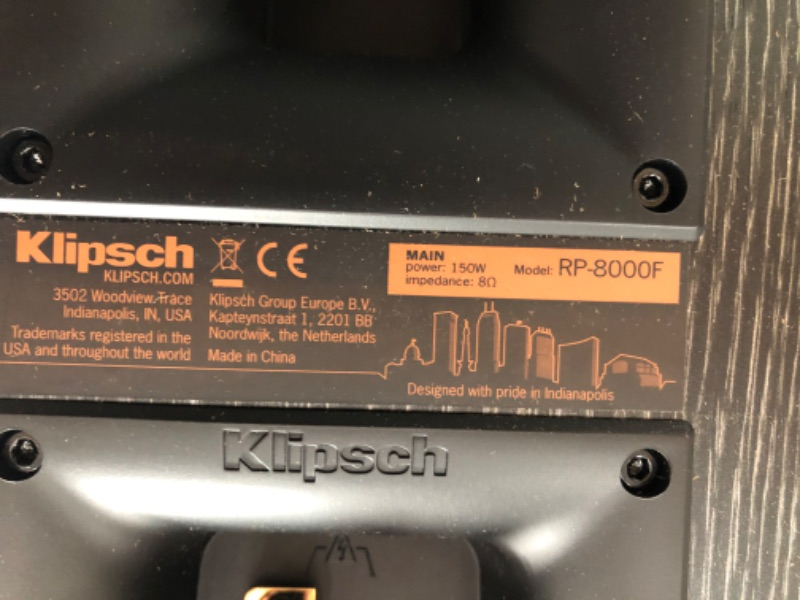Photo 1 of (wood around speaker goes is broken and damaged speaker itself does not look to be damaged)

Klipsch RP-8000F Reference Premiere Floorstanding Speaker - Each (Ebony)
