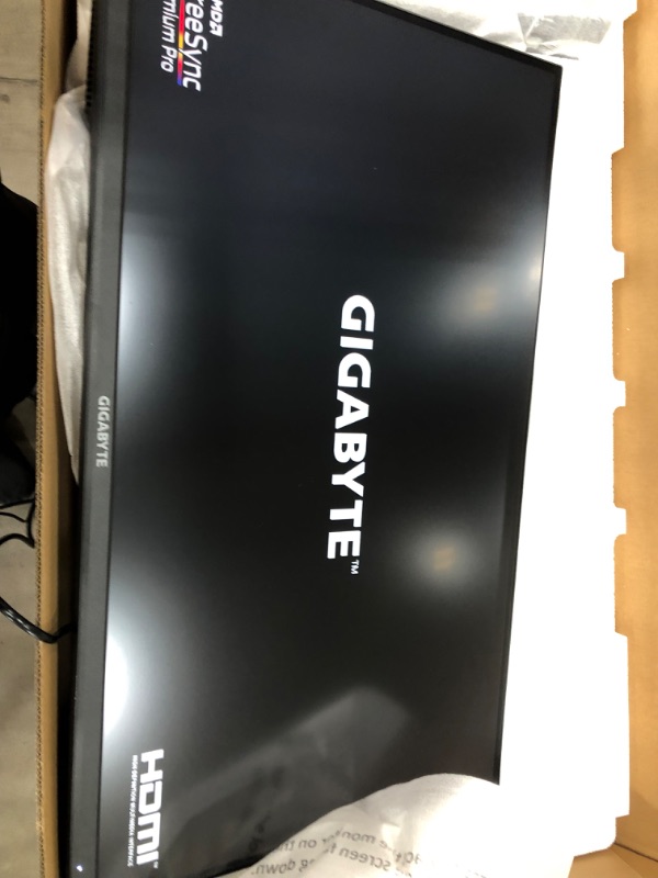 Photo 2 of GIGABYTE M32U 32" 144Hz 4K FreeSync Compatible Gaming Monitor, SS IPS, 3840x2160 Display, 1ms Response Time (MPRT), 1x Display Port 1.4, 2x HDMI 2.1, 3x USB 3.0, 1x USB Type C
