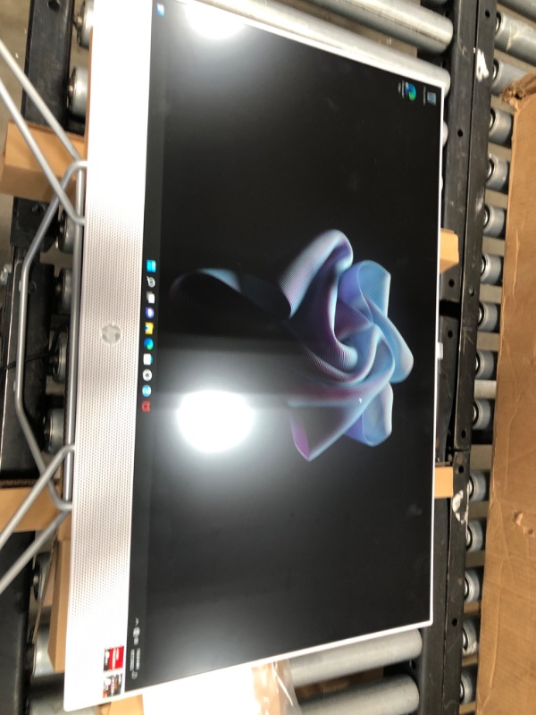 Photo 1 of HP 27” All-in-One Desktop PC, AMD Ryzen 7 5700U, 12 GB RAM, 256 GB SSD & 1 TB Hard Drive, Full HD IPS Display, Windows 11 Pro, 720p Privacy Webcam, Dual Mics, Keyboard and Mouse (27-CB0052, 2022)
