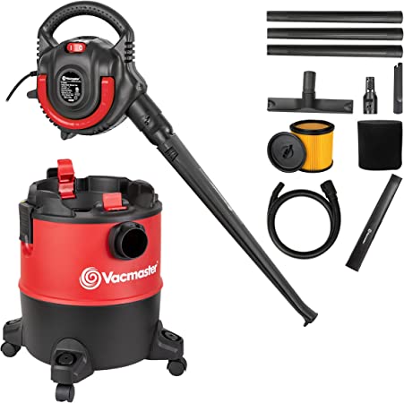 Photo 1 of Vacmaster VBVB611PF 1101 6 Gallon 5 Peak HP Wet Dry Shop Vacuum 1-1/4 Inch Hose Powerful Suction with Detachable Blower
