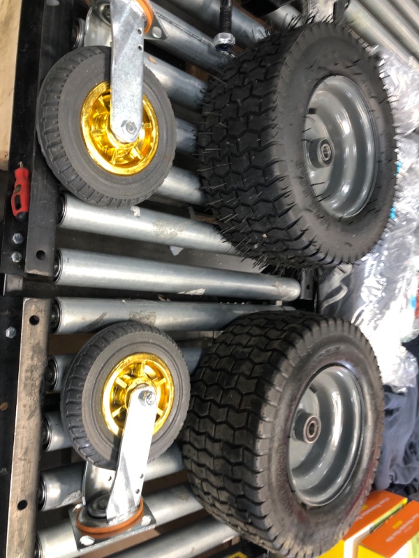 Photo 6 of **USED-LOOSE HARDWARE**
VEVOR Adjustable Trailer Dolly, 1500 Lbs Capacity Trailer Mover Dolly, 25.6" - 33.5" Adjustable Height, Manual Trailer Mover with 16” Wheels, Heavy-Duty Tow Dolly for Car, RV, Boat
