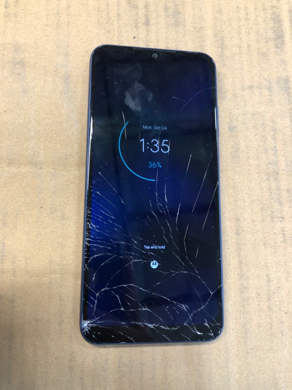 Photo 3 of **USED-CRACKED**
Moto G Play | 2021 | 3-Day battery | Unlocked | Made for US by Motorola | 3/32GB | 13MP Camera | Blue
