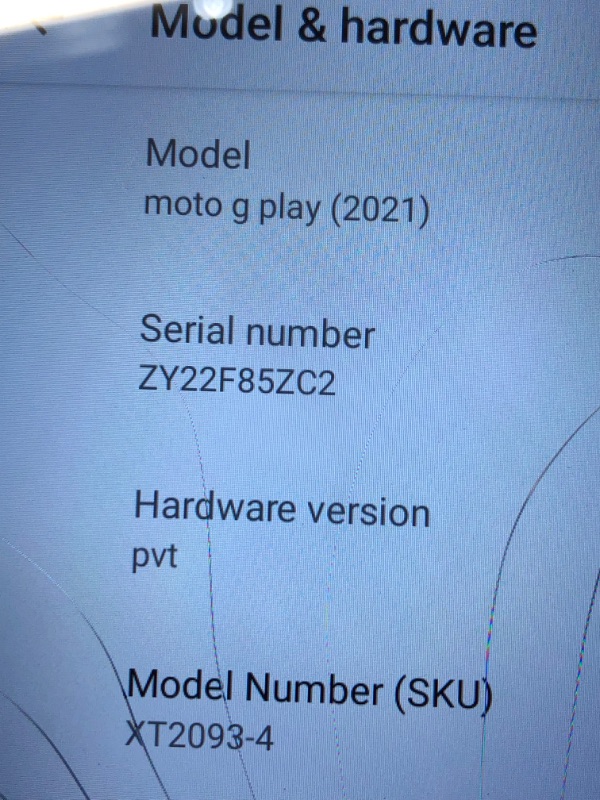 Photo 7 of **USED-CRACKED**
Moto G Play | 2021 | 3-Day battery | Unlocked | Made for US by Motorola | 3/32GB | 13MP Camera | Blue
