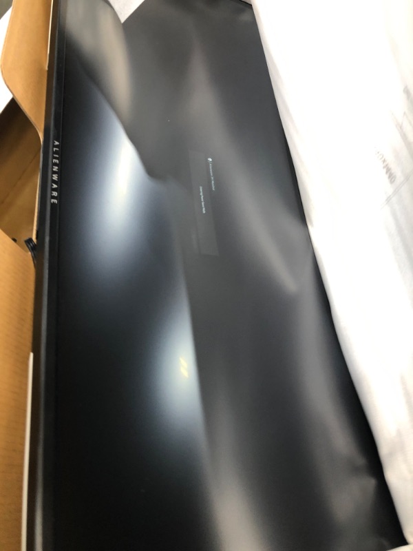 Photo 2 of Alienware 120Hz UltraWide Gaming Monitor 34 Inch Curved Monitor with WQHD (3440 x 1440) Anti-Glare Display, 2ms Response Time, Nvidia G-Sync, Lunar Light - AW3420DW
