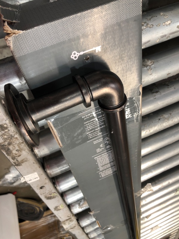 Photo 1 of 36"-66" French Pipe Drapery Rod Bronze - Threshold™