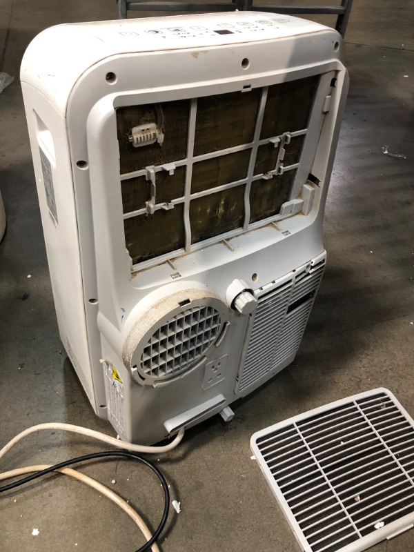 Photo 5 of **MINOR DAMAGE** MISSING PARTS**TESTED** Insignia™ - 350 Sq. Ft. Portable Air Conditioner - White
