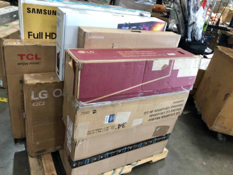 Photo 2 of **NO RETURNS NONREFUNDABLE**PALLET OF ASSORTED TV'S AND MONITORS