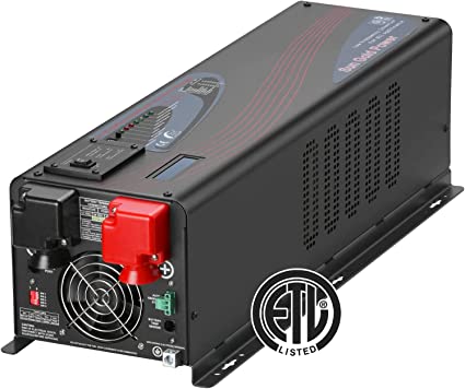 Photo 1 of SUNGOLDPOWER UL1741 4000W 48Vdc Pure Sine Wave Inverter Low Frequency 240Vac Input to 120Vac/240Vac Output Split 50/60 Hz with Battery Charger Off-Grid 12000W Peak
