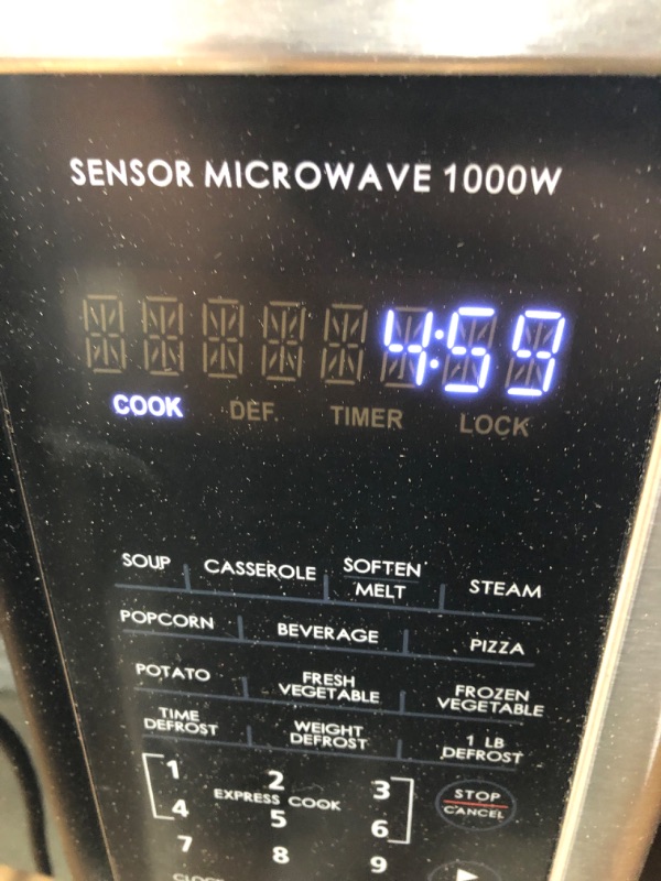 Photo 4 of 1.9 cu. ft. Over the Range Microwave in Stainless Steel with Sensor Cooking Technology