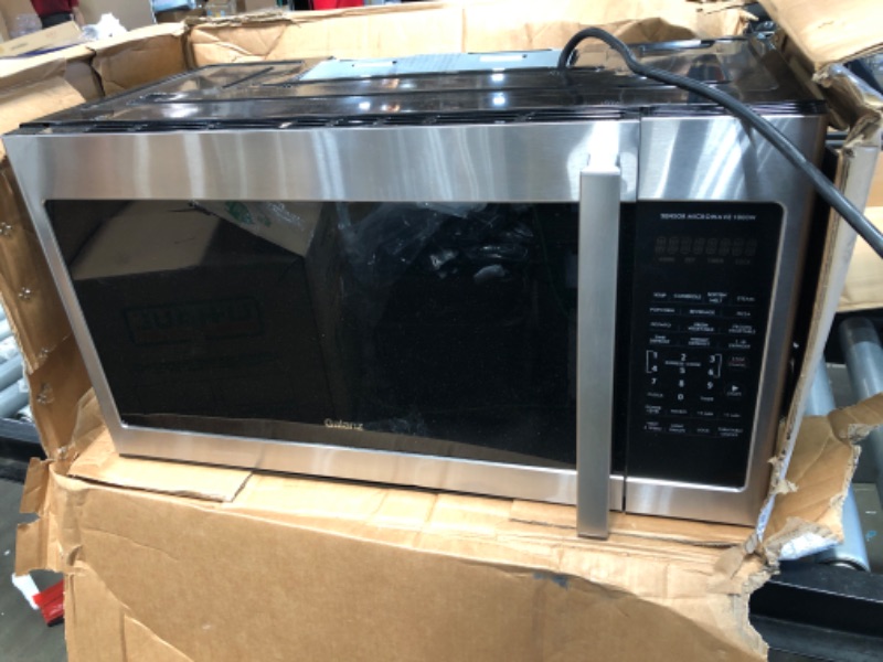 Photo 3 of 1.9 cu. ft. Over the Range Microwave in Stainless Steel with Sensor Cooking Technology