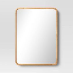 Photo 1 of 22" x 30" Rounded Rectangle Wall Mirror - Threshold™

