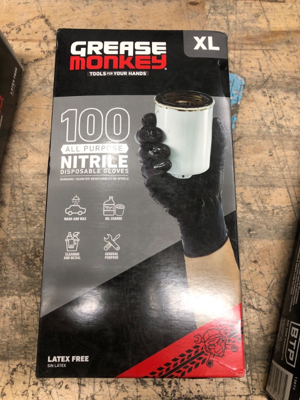 Photo 2 of 
Grease Monkey

4 ml x Large Nitrile Disposable Gloves (100-Count