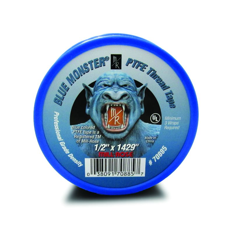 Photo 1 of *qty: 48*
Larsen Supply 225155 0.5 Ft. X 1429 in. Monster Non-Stick Thread Tape - Blue
